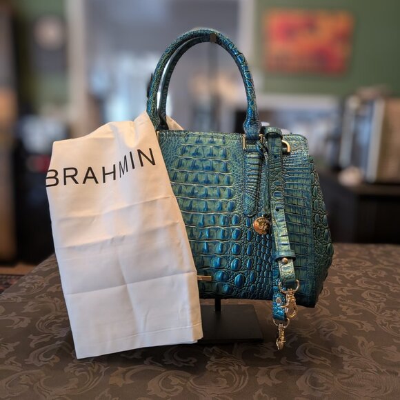 Brahmin Small Finley Bag Peacock NWT - Picture 8 of 8
